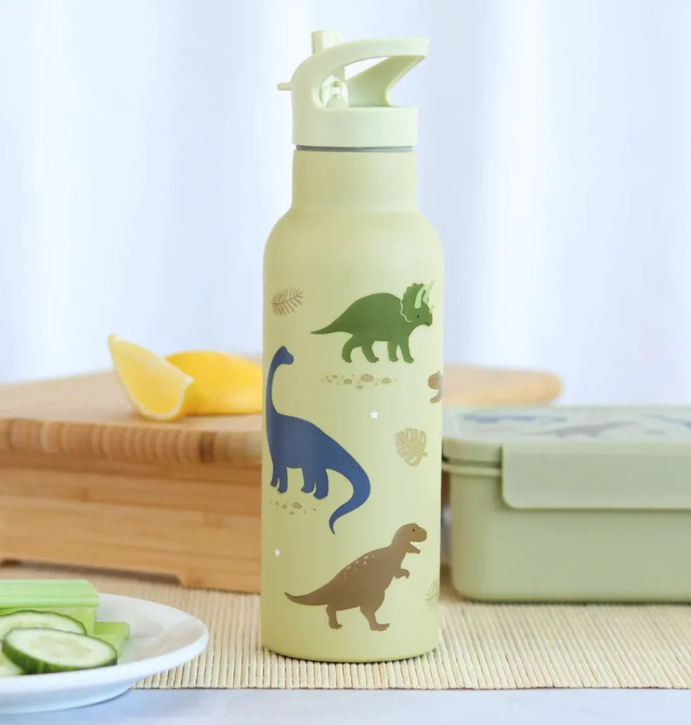 A Little Lovely company juomapullo 500ml - Dinosaurukset