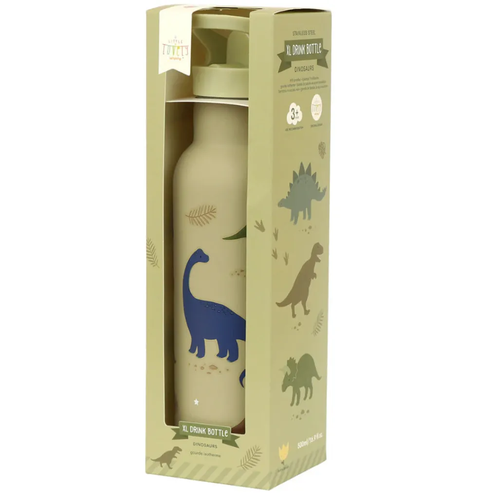 A Little Lovely company juomapullo 500ml - Dinosaurukset