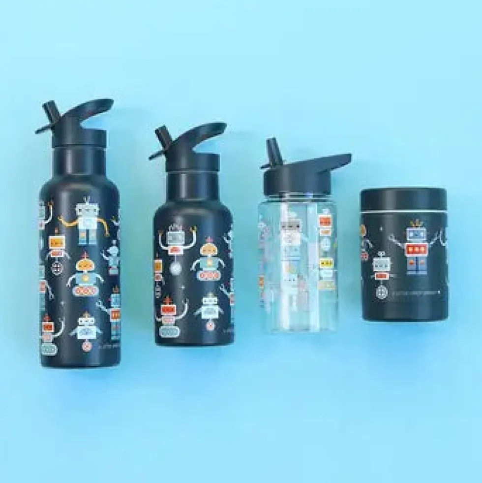 A Little Lovely company juomapullo 450ml - Robotit