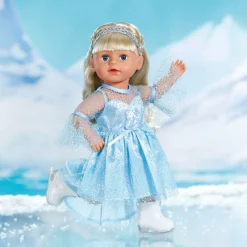 Baby Born jääprinsessa luistelu asu nukelle 43cm