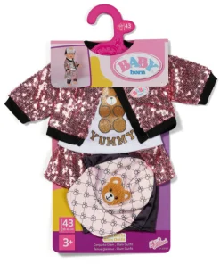 Baby Born nuken Glam kimalle asu 43cm