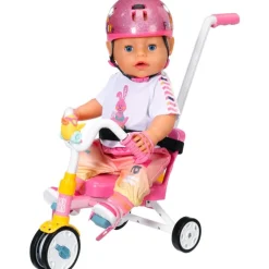 Baby Born nuken kolmipyörä työntöaisalla