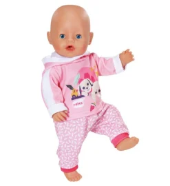 Baby Born nuken pinkki College asu 43cm