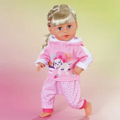 Baby Born nuken pinkki College asu 43cm