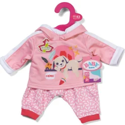Baby Born nuken pinkki College asu 43cm