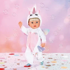 Baby Born nuken yksisarvis jumpsuit 43cm