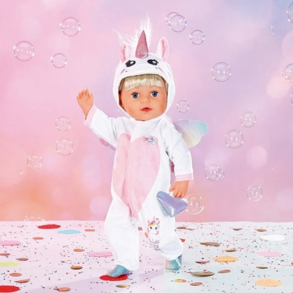 Baby Born nuken yksisarvis jumpsuit 43cm