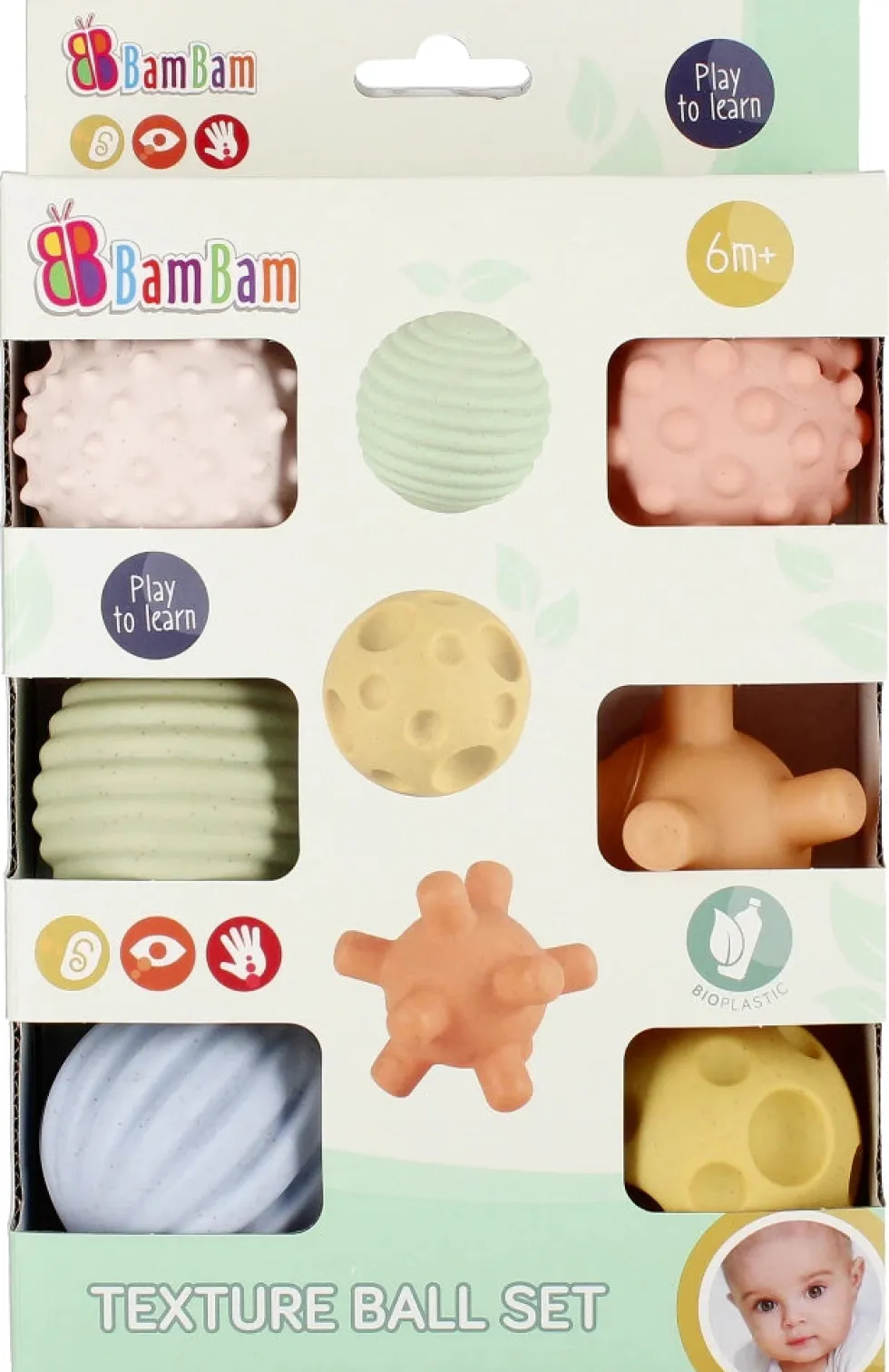Bam Bam vauvan aisti pallot 6kpl