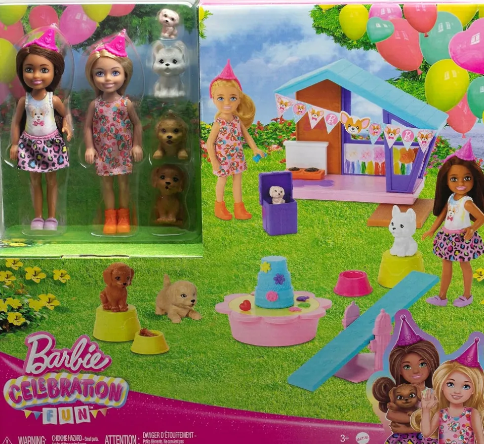 Barbie Chelsea Puppy Party -leikkisetti