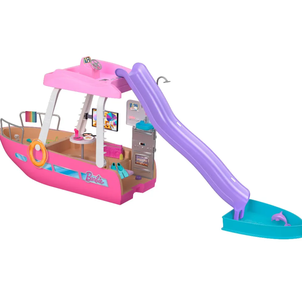 Barbie Dreamboat Vene liukumäellä