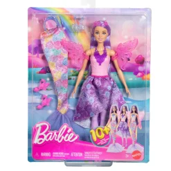 Barbie Fantasy nukke keijusiivillä ja merenneito asulla