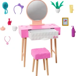 Barbie Huonekalut - Kampauspöytä