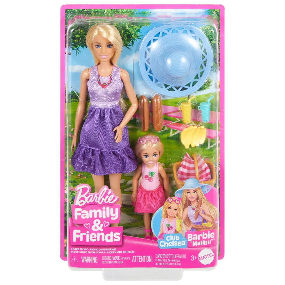Barbie Malibu ja Chelsea Picnic nuket