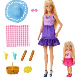 Barbie Malibu ja Chelsea Picnic nuket