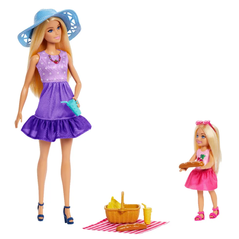 Barbie Malibu ja Chelsea Picnic nuket