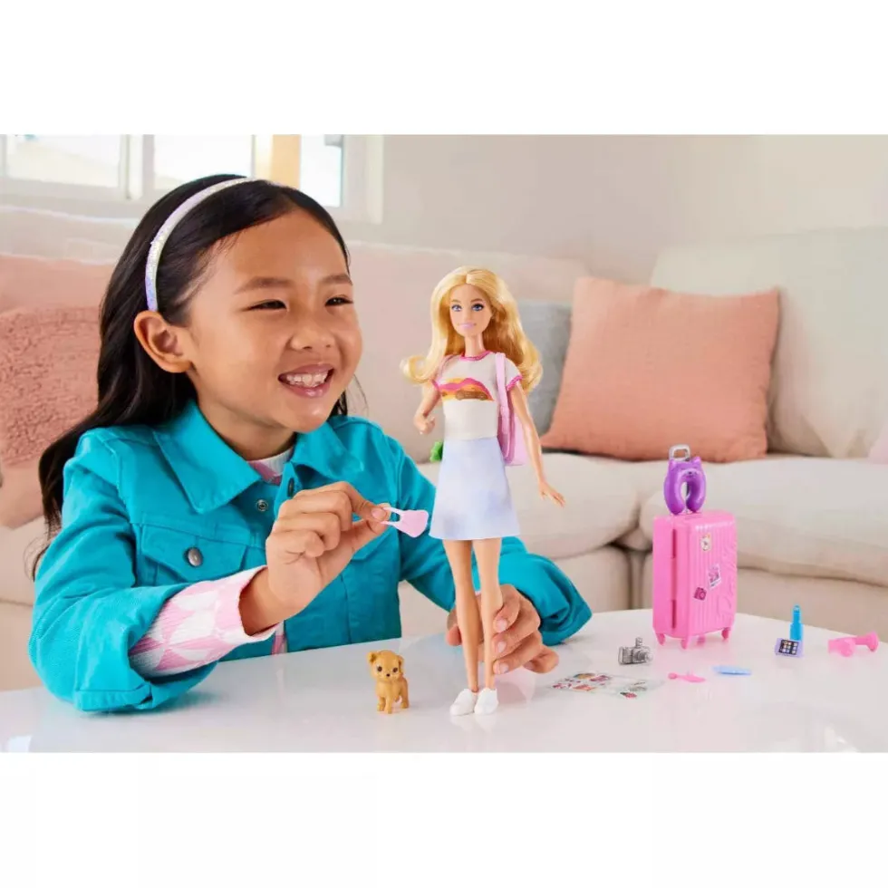 Barbie Malibu loma nukke ja koiranpentu