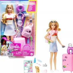 Barbie Malibu loma nukke ja koiranpentu