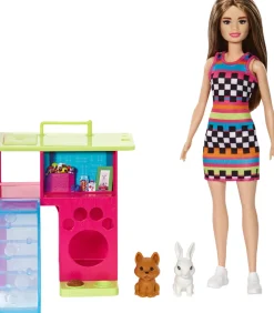 Barbie nukke ja lemmikki hoitola