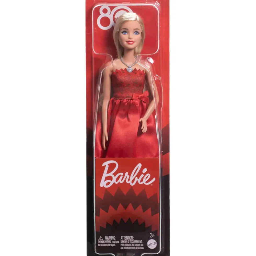 Barbie Ruby Red 80-vuotis juhla Nukke