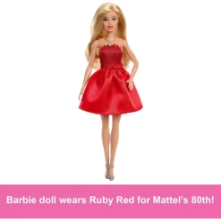 Barbie Ruby Red 80-vuotis juhla Nukke