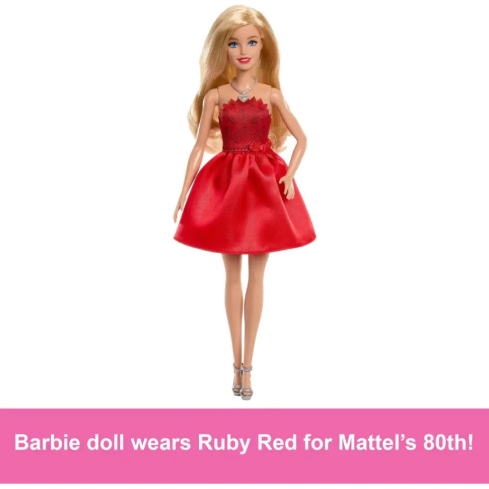 Barbie Ruby Red 80-vuotis juhla Nukke
