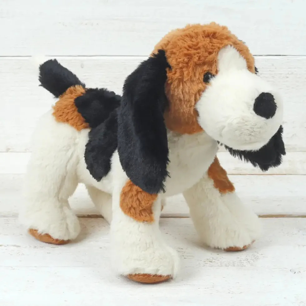 Beagle koira pehmolelu 20cm