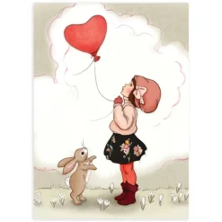 Belle & Boo Leijuva Sydän kortti