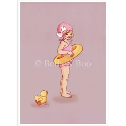 Belle & Boo Mermaid merenneito kortti