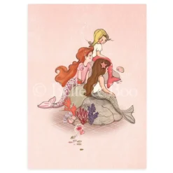 Belle & Boo Mermaid Rock merenneito kortti