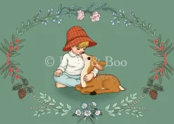 Belle & Boo Poika ja peura kortti