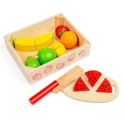 Bigjigs puiset hedelmät leikkuu setti