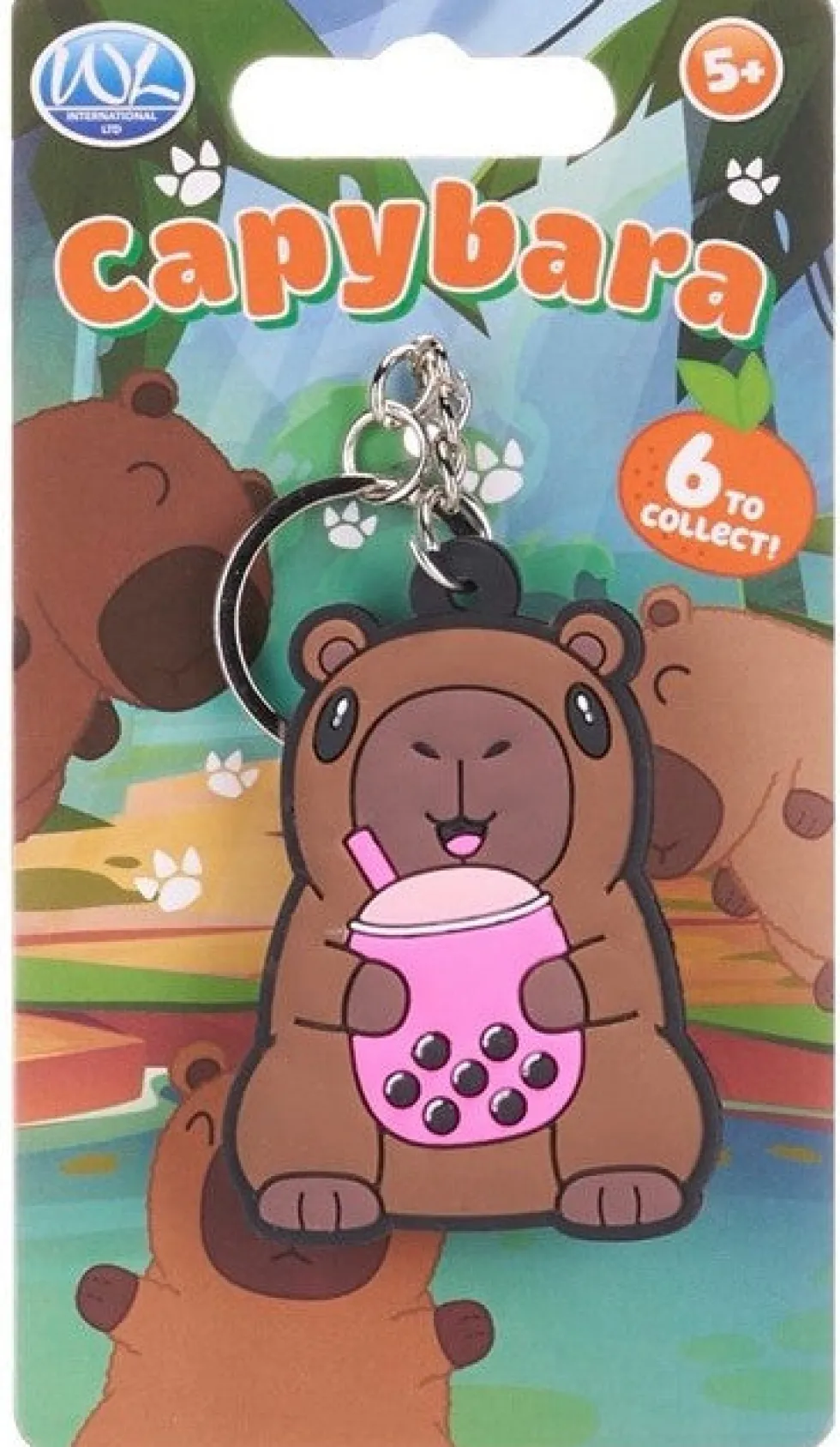 Capybara avaimenperä 2D - lajitelma