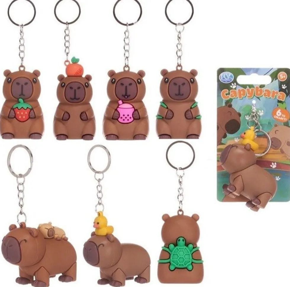 Capybara 3D avaimenperä - lajitelma