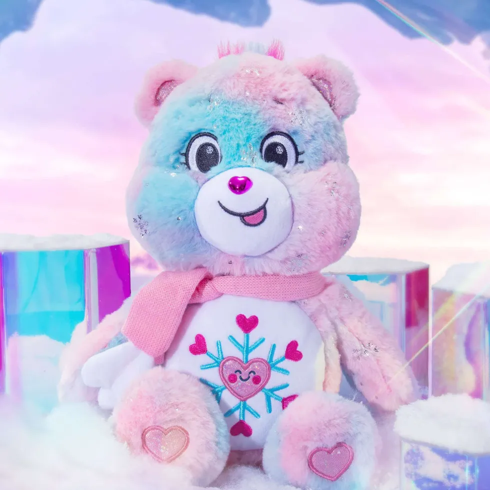 Care Bear Snowflake Sparkle Halinalle iso pehmolelu 35cm