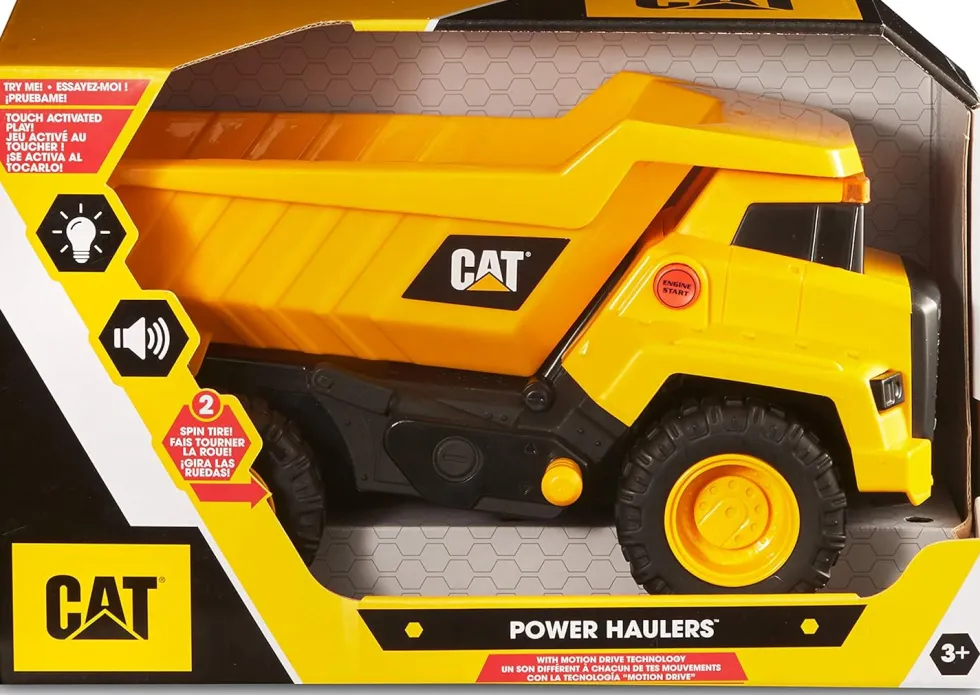 CAT Power Haulers Kippiauto äänillä ja valoilla 30cm