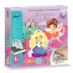 Créa Lign' Lasten leima pakkaus - Prinsessat