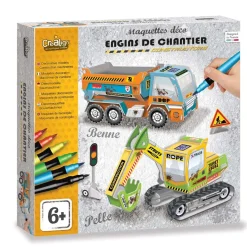 Créa Lign' Työkoneet 3D -askartelu setti