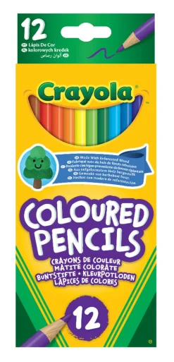 Crayola Eco Puuvärikynät 12kpl
