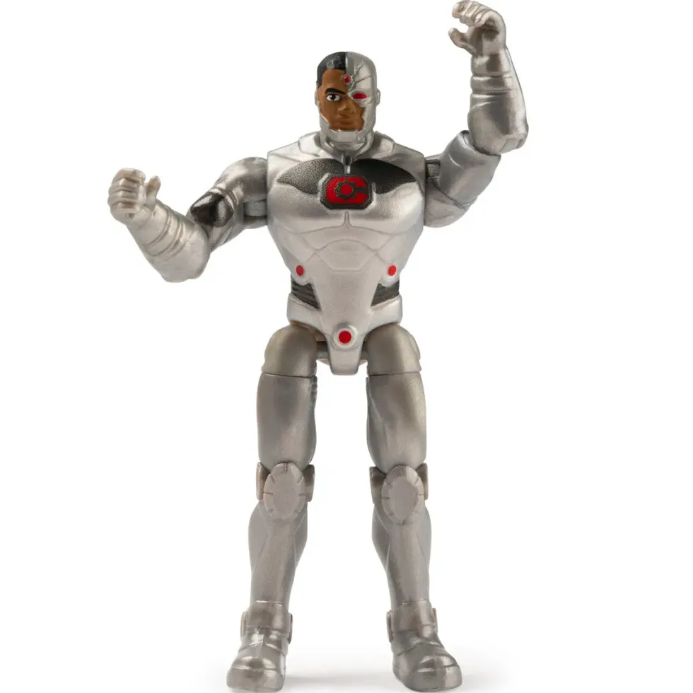 DC Cyborg figuuri 10cm + yllätystarvikkeet