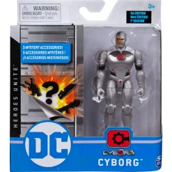 DC Cyborg figuuri 10cm + yllätystarvikkeet