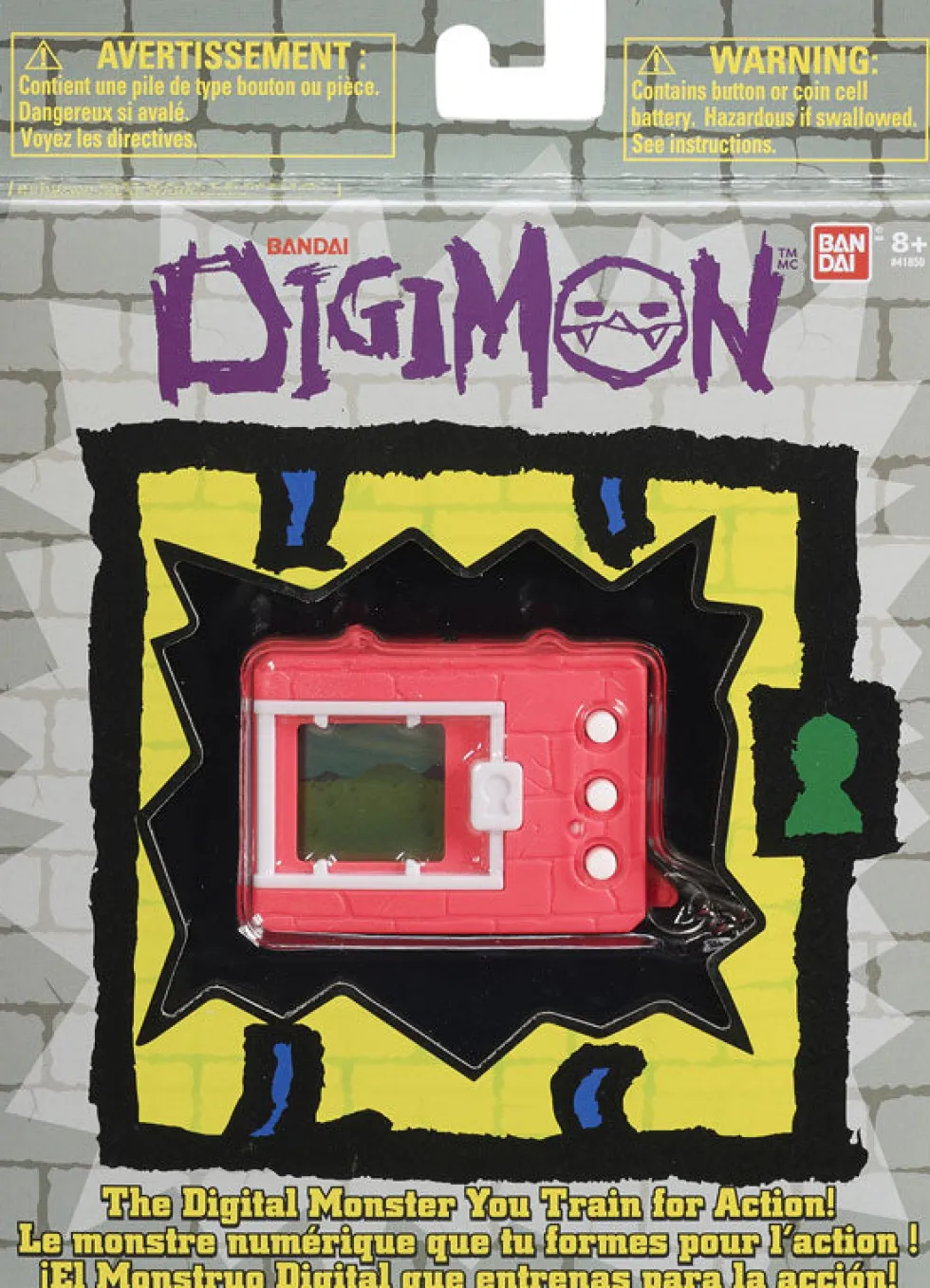 Digimon Original Monsteri virtuaalilemmikki - Neon punainen