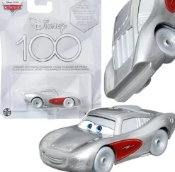 Disney Cars 100 vuotta juhla auto Salama McQueen hopeanvärinen