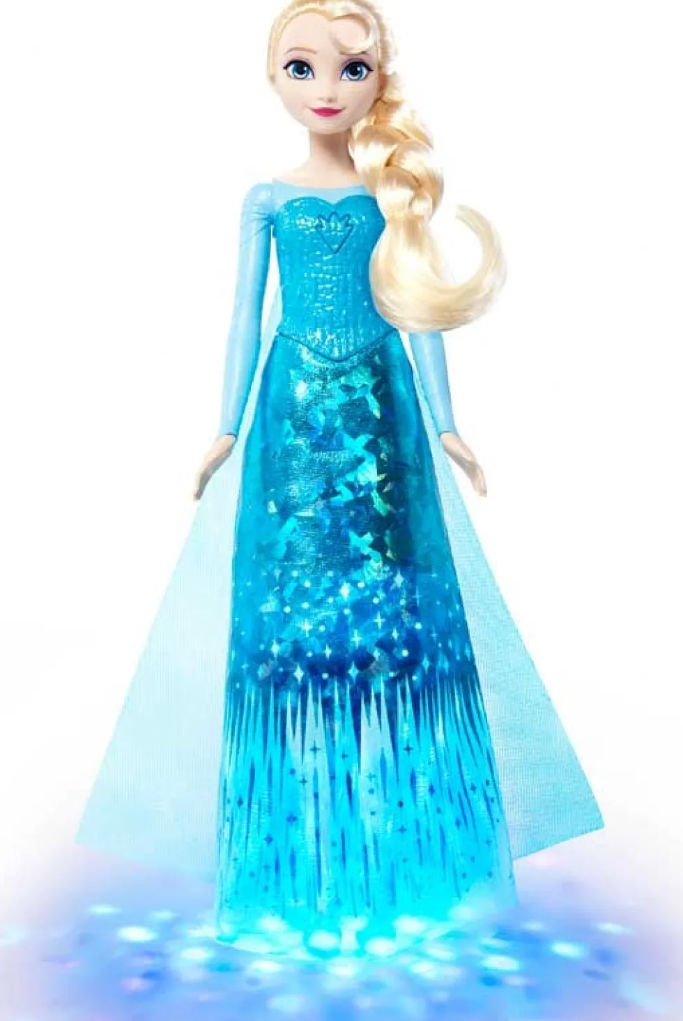 Disney Prinsessa Frozen laulava Elsa nukke valotoiminnolla