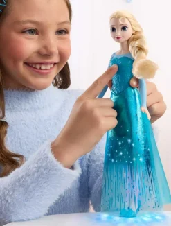 Disney Prinsessa Frozen laulava Elsa nukke valotoiminnolla