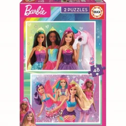 Educa Barbie palapeli, 2 x 48 palaa