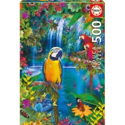 Educa Bird Tropical palapeli, 500 palaa