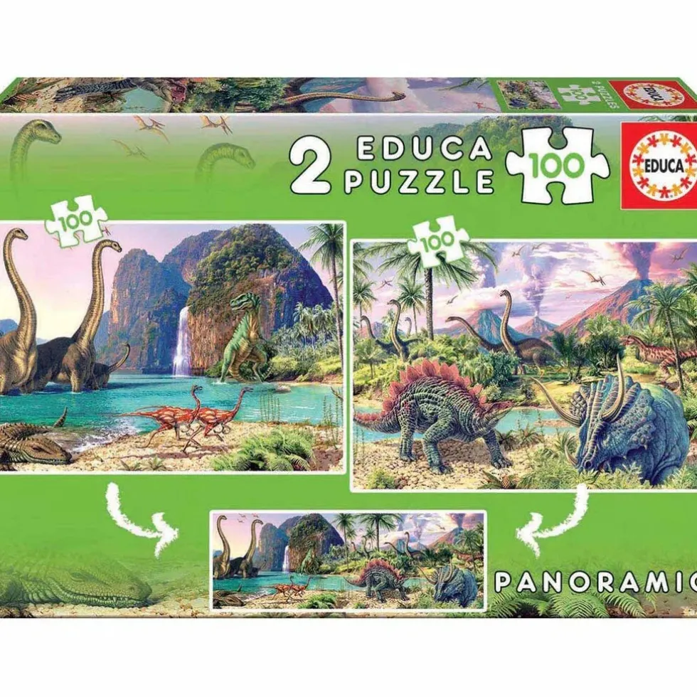 Educa Dino maailma palapeli x 2