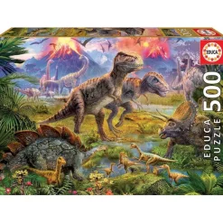 Educa Dinosaurukset palapeli, 500 palaa