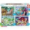Educa Disney klassikot palapeli x 4, 50-150 palaa