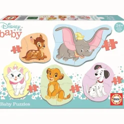 Educa Disney 5 x palapeli, 3-5 palaa